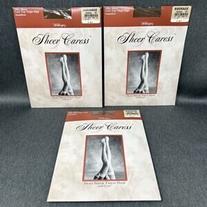 Worthington Sensible Sheers Lot of 3 Suntan 03 Silky Thigh Highs Average NEW
